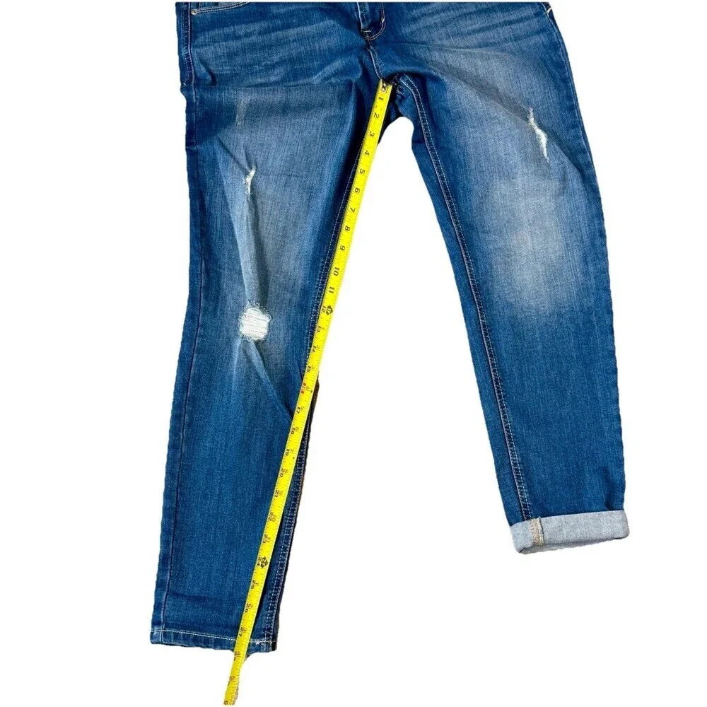 U2K Ankle Jeans Womens 10/30 Mid Rise  Stretch Denim Kensie Effortless
